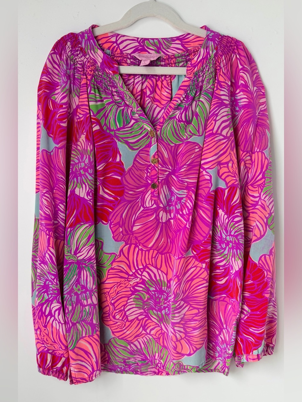 Lilly Pulitzer Elsa Silk Top